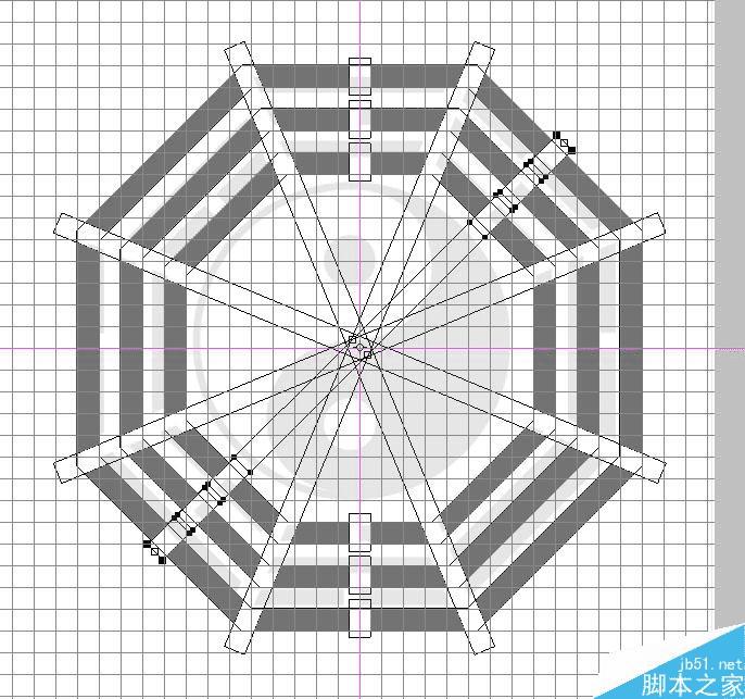 怎么样使用PS CS6布尔运算工具绘制漂亮的太极八卦图?