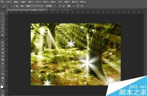 如何在PS中绘制闪亮的星星并预设为笔刷?