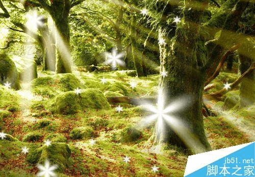 如何在PS中绘制闪亮的星星并预设为笔刷?