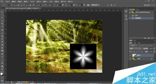 如何在PS中绘制闪亮的星星并预设为笔刷?