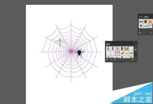 怎么样使用AI绘制比较复杂的蜘蛛网图案?