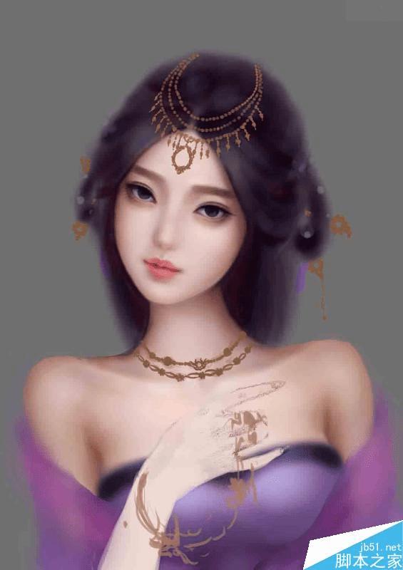 怎么样绘画中国古代美女?