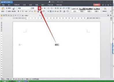 ��wps�����޷Ŵ����ֵĲ���