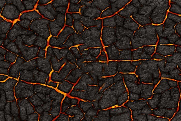 如何使用ps设计制作非常酷的裂纹火焰字?