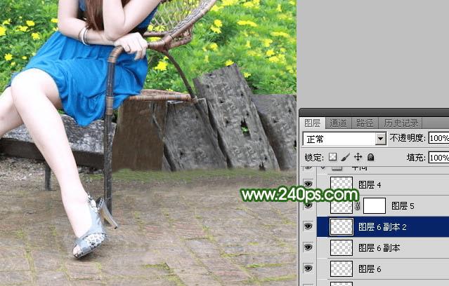 怎么样使用ps快速去掉人物前面碍眼的椅子?