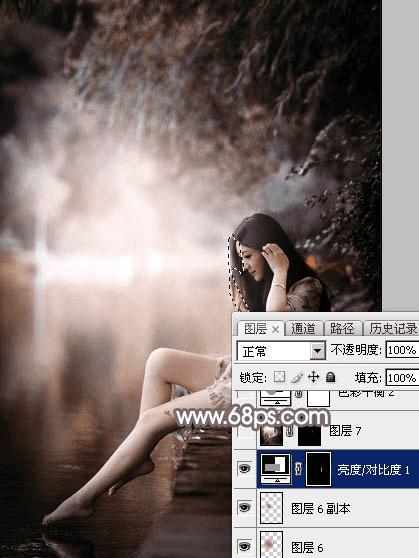 怎么样在ps中为湖景图片打造出唯美的红褐色效果?