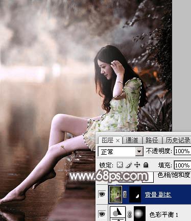 怎么样在ps中为湖景图片打造出唯美的红褐色效果?