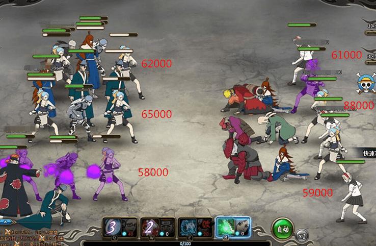 怎么样搭配火影忍者ol雷根雷主克制组织战十郎阵容?