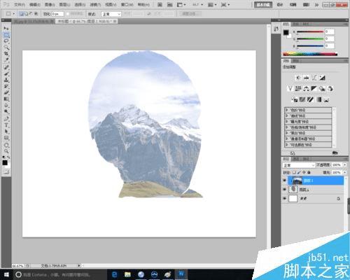 如何在ps中制作个性的特定形状图?