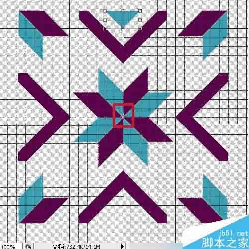 在PS中制作对称的几何图案的步骤