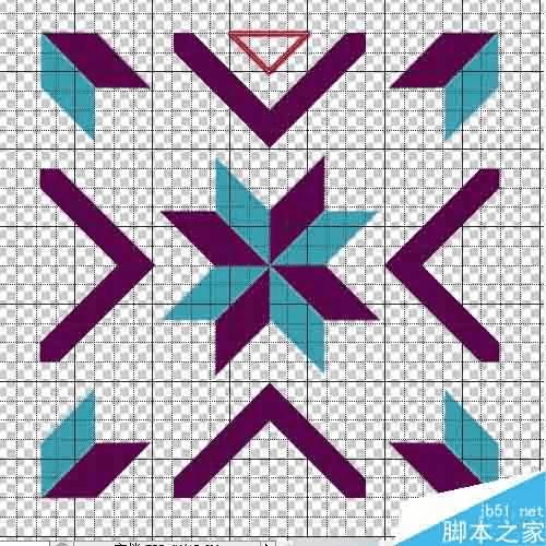 在PS中制作对称的几何图案的步骤