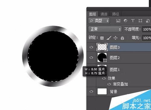 使用ps制作圆形的音乐图标按钮的办法