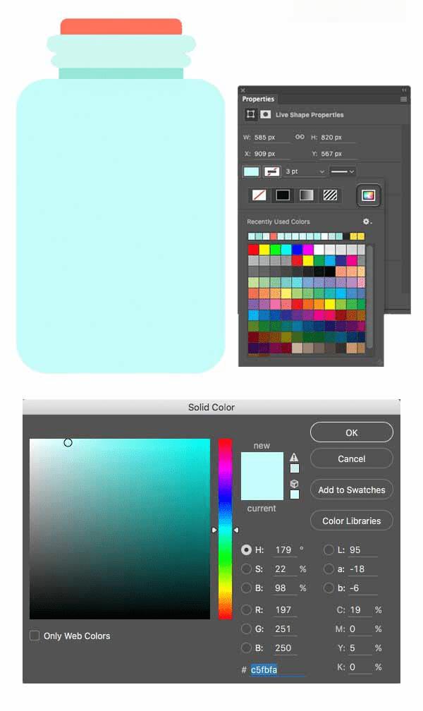 在ps中合成柠檬杯插画的办法