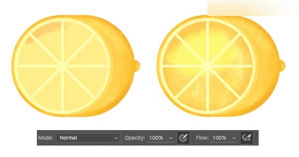 在ps中合成柠檬杯插画的办法
