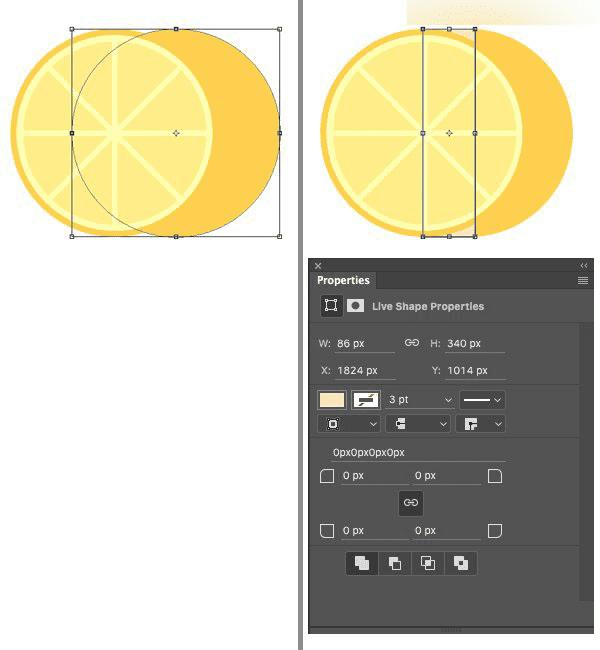 在ps中合成柠檬杯插画的办法