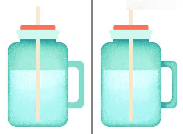 在ps中合成柠檬杯插画的办法