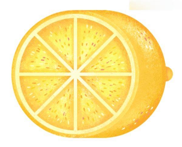 在ps中合成柠檬杯插画的办法