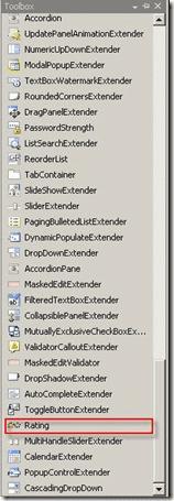 怎么样正确使用AjaxToolKit之Rating控件?
