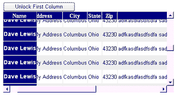 ASP.NET DataGrid固定标题栏介绍