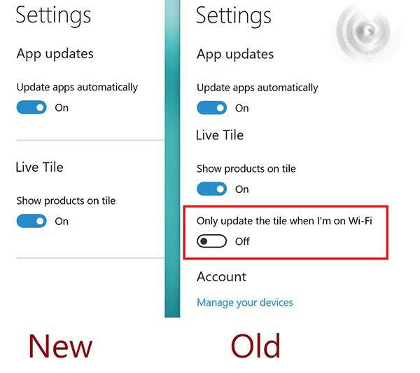 Win10 10532Ӧ̵µı仯