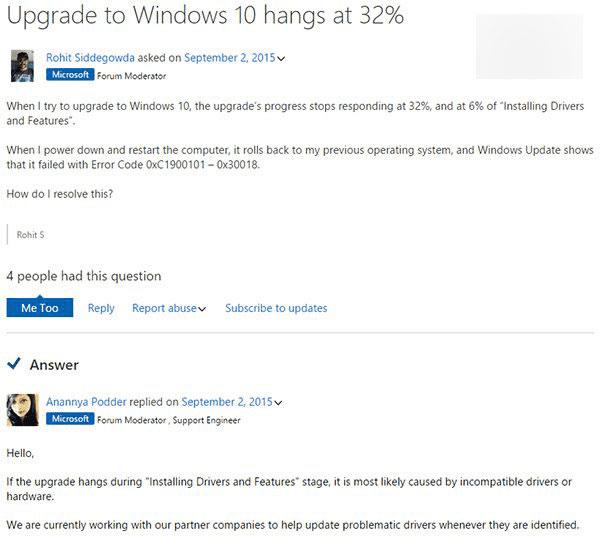 δWin7/Win8.1Win10ȴﵽ32%ȸְװʧܵ⣿