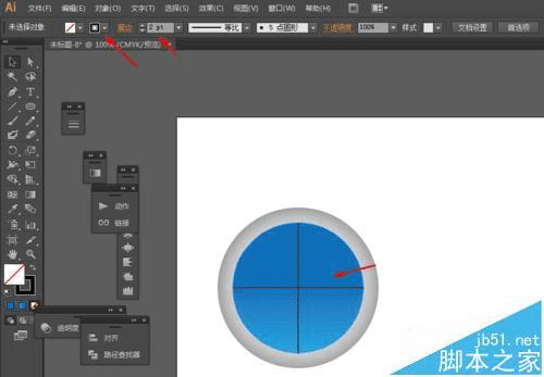 如何在Ai中画雷达?
