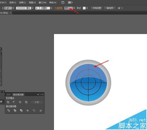 如何在Ai中画雷达?