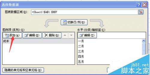 在Excel数据图表中添加分割线的方法