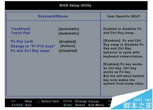 Thinkpad�ʼǱ���Fn����Ctrl�������Ĳ���
