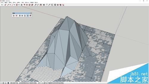 如何在sketchup中使用沙盒工具网格创建地形图?