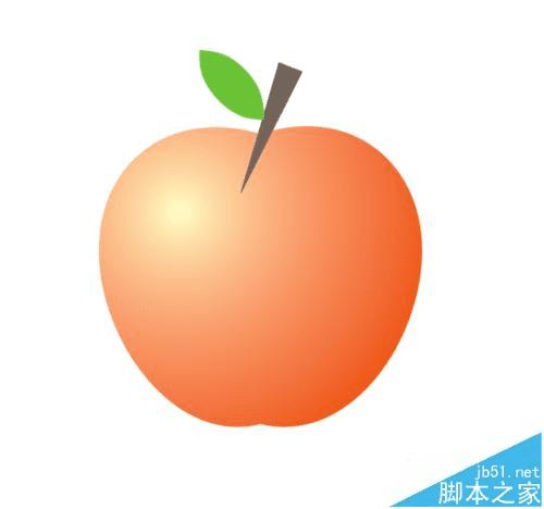 通过cdr画苹果的方法