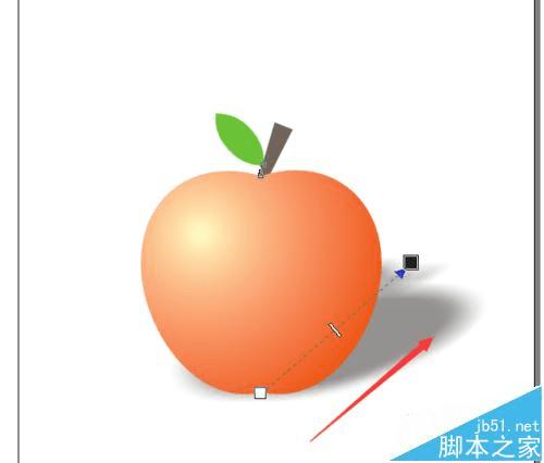 通过cdr画苹果的方法