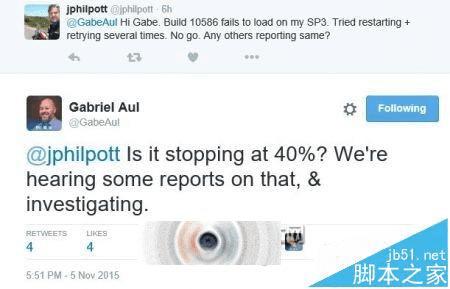 解决Win10 build 10586预览版失败卡在40%的方法