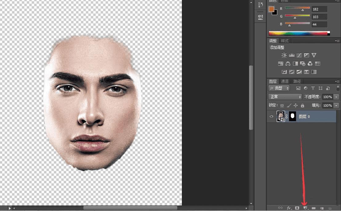 如何在PS中将图片合成人脸彩绘效果?