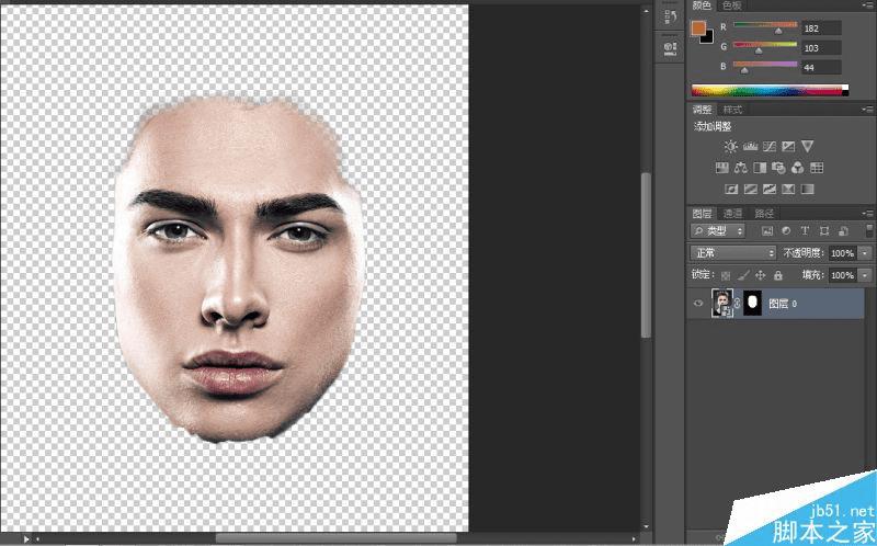 如何在PS中将图片合成人脸彩绘效果?