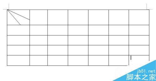 使用word在表格的表头中输入文字的方法