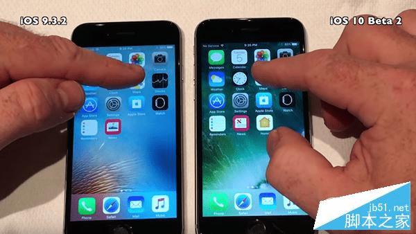 iPhone5S/iPhone5S6S运行iOS10 beta2和iOS9.3.2速度如何？