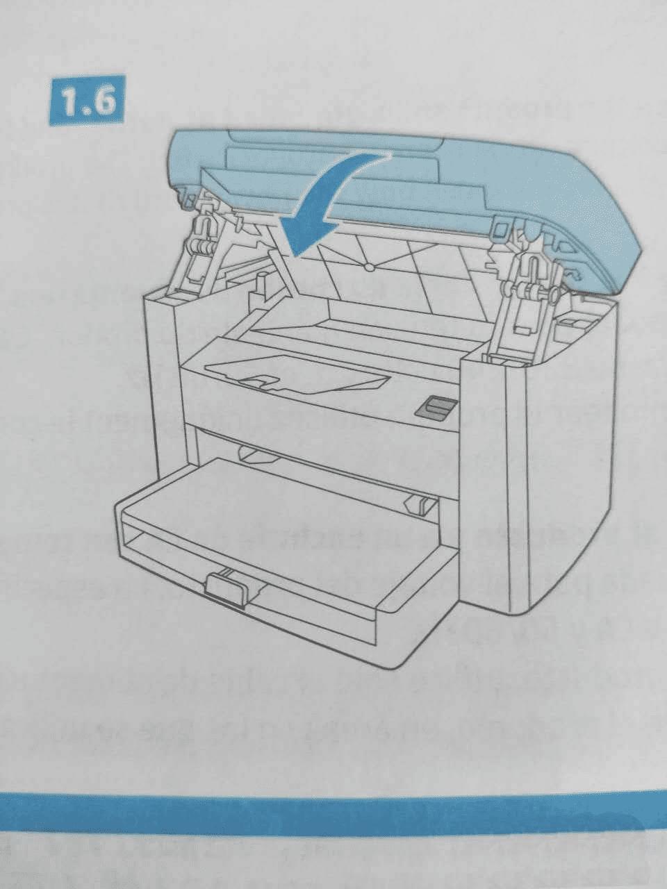 给惠普m1005打印机安装墨盒的教程