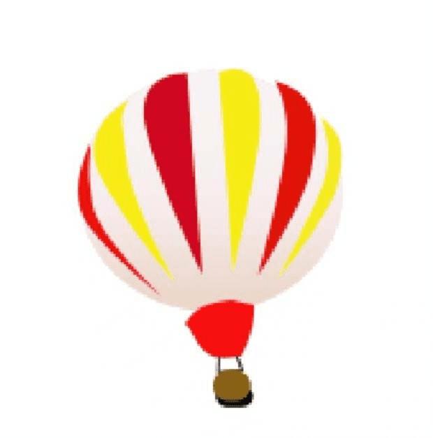 在ps中设计热气球矢量图素材?