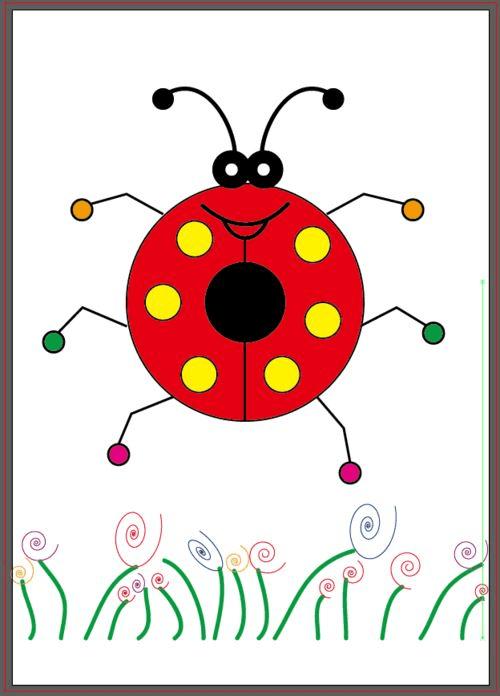 使用al绘制可爱的瓢虫儿童画的方法 _ 路由器设置|192