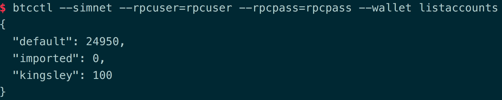 btcd simnet(模拟环境下)单节点与双节点的运行