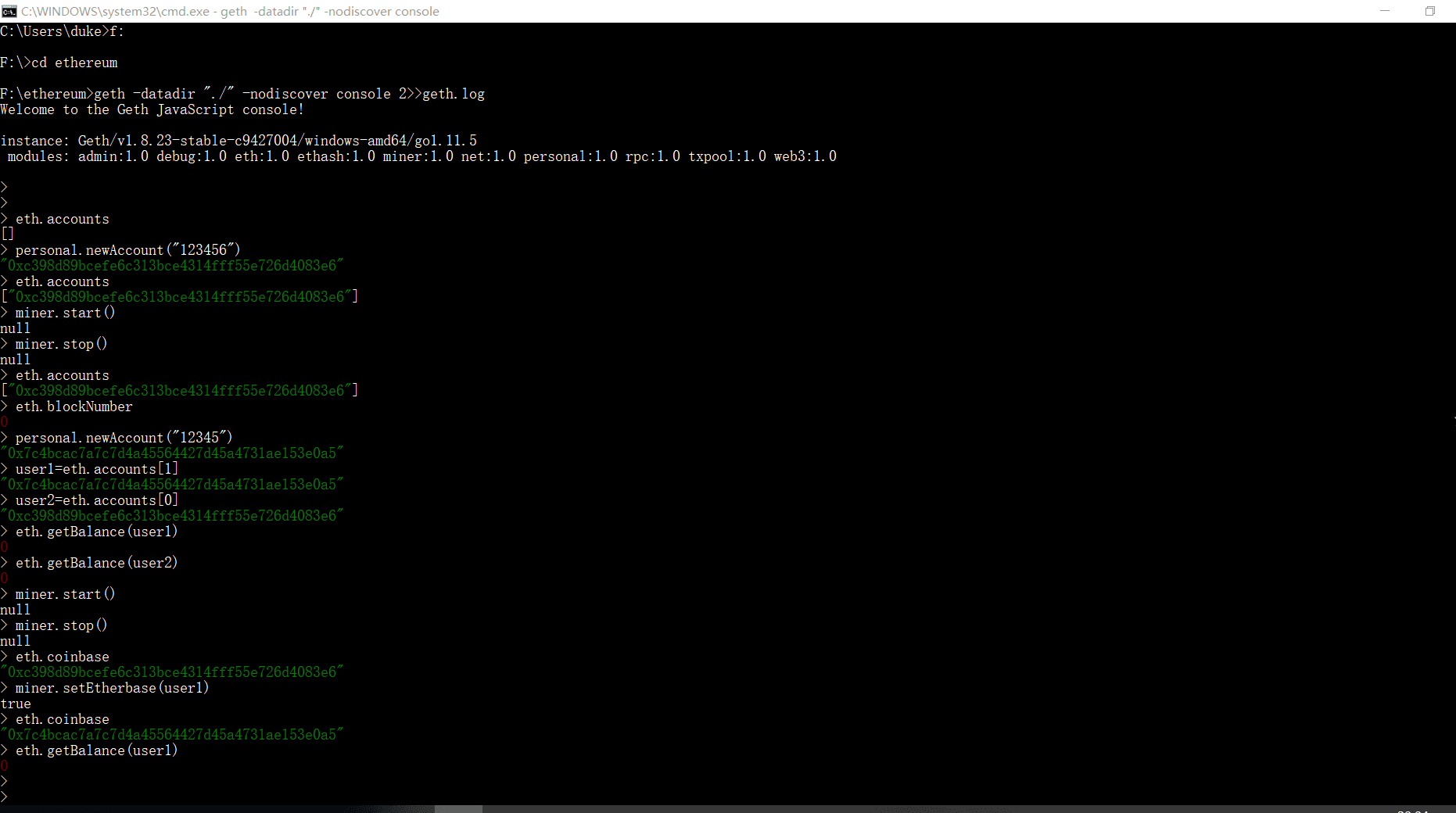以Windows系统搭建基于Ethereum(以太坊)的区块链开发环境(具体操作与截图)