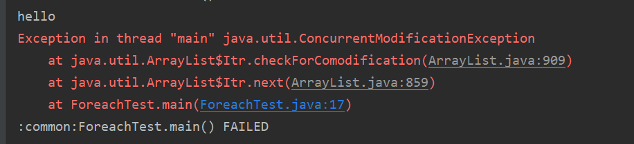 为什么不能在foreach循环进行remove/add操作?