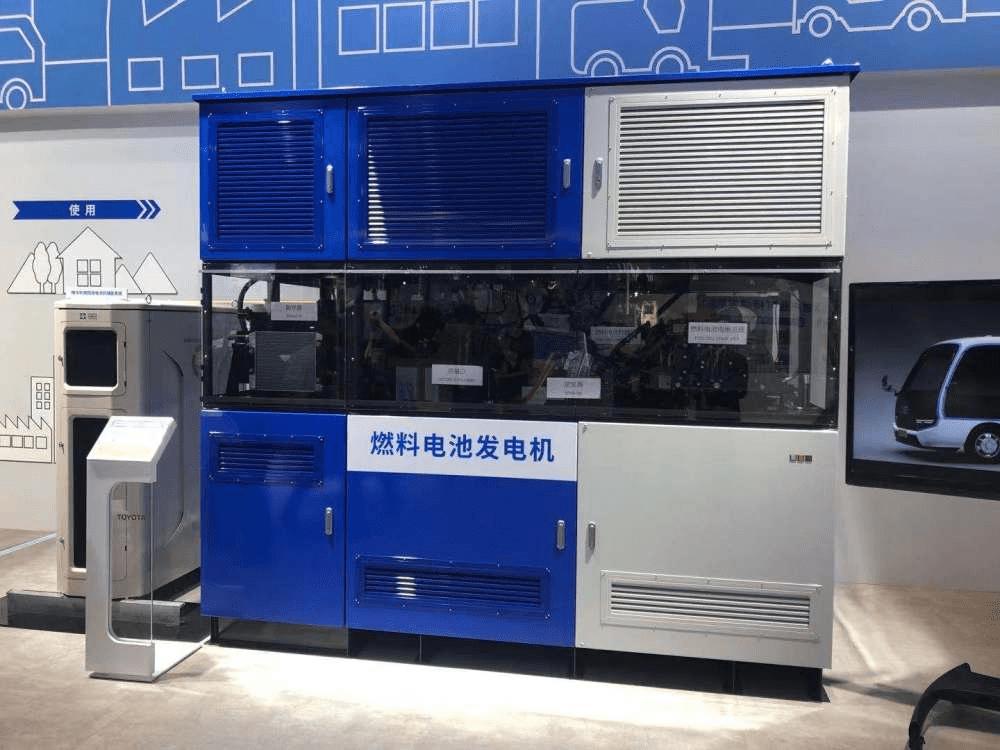 丰田带来氢燃料电池发电机,不仅不排放废气还能净化空气