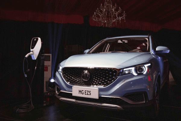 电动汽车伯爵mg ezs(新华社)