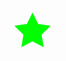 利用jetpackcompose实现绘制五角星效果