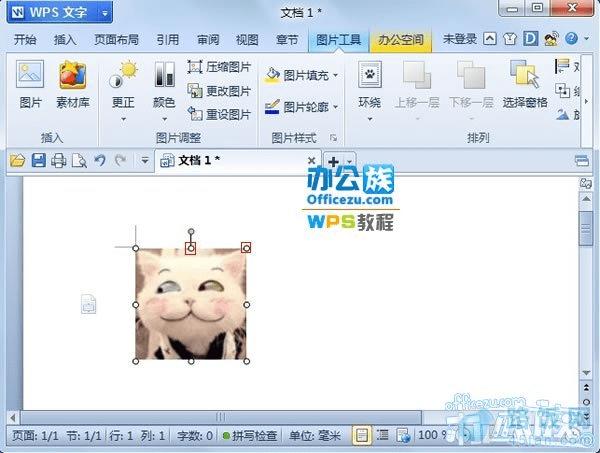 wps快速把图片的背景色设置成透明的方法