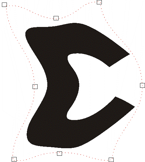 教你怎么用coreldraw实现变形效果