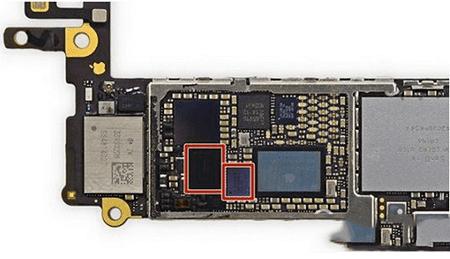 苹果6s充电ic位置图片图片